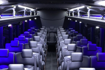 Pasco Charter Bus Interior
