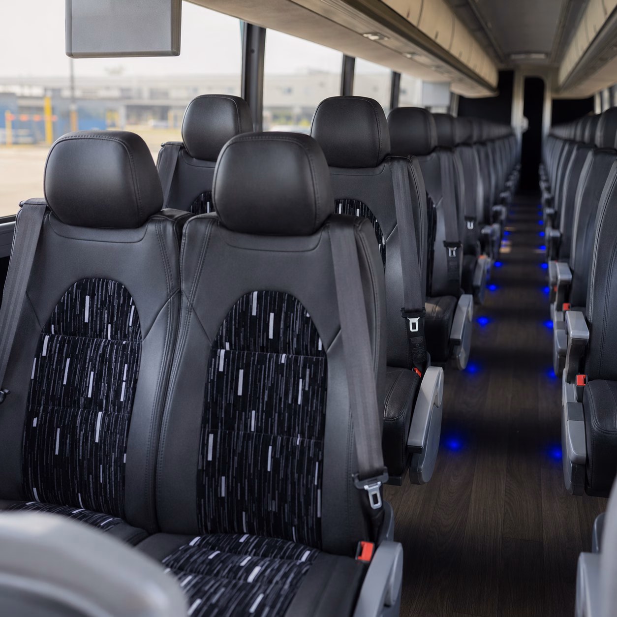 pasco charter bus interior