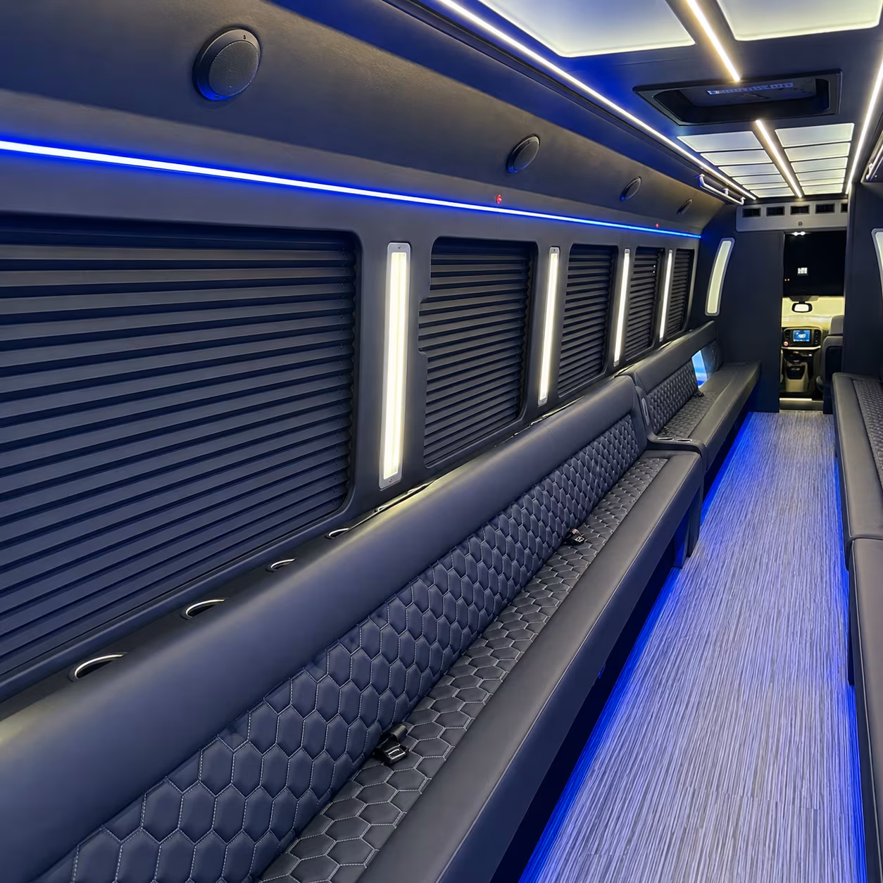 pasco party bus rental interior